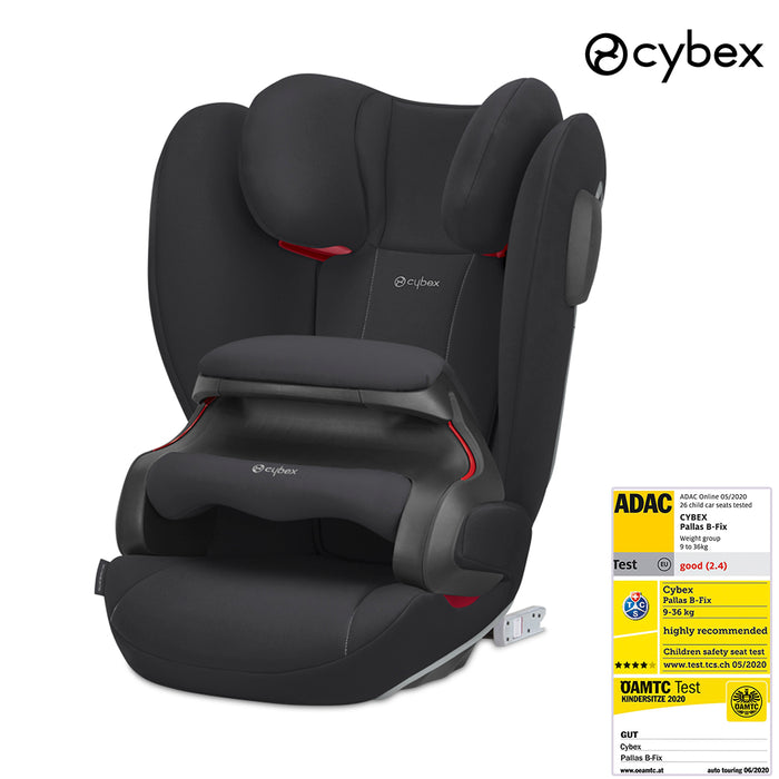 Cybex Pallas B2 Fix Plus (volcano black) <br> (Adac ödüllü isofixli bebek oto koltuğu 9-36 kg)