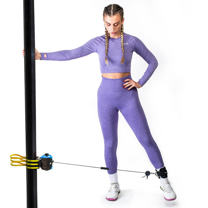 Handy Gym PRO (Taşınabilir multi fonksiyonel fitness ve vücut geliştirme 50-100 kg dirençli cable crossover aleti)