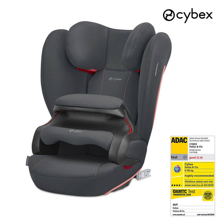 Cybex Pallas B2 Fix (steel grey) <br> (Adac ödüllü isofixli bebek oto koltuğu 9-36 kg)