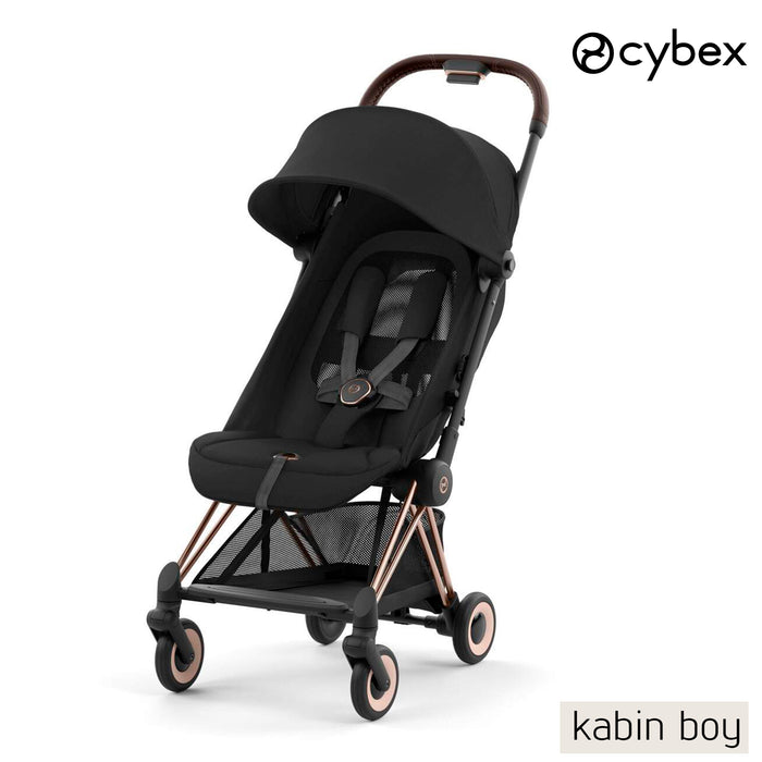 Cybex Coya (rosegold-sephia black)  <br> (kabin boy lüks bebek arabası)