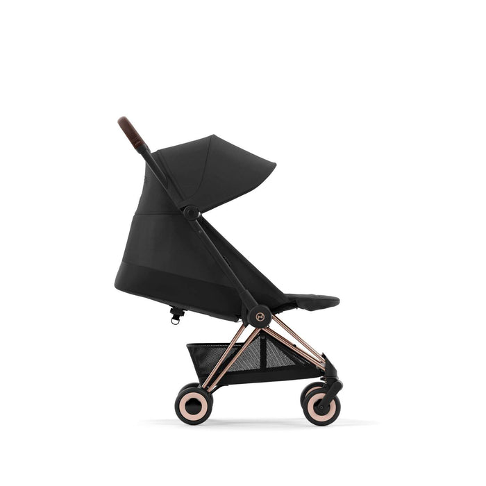 Cybex Coya (rosegold-sephia black)  <br> (kabin boy lüks bebek arabası)