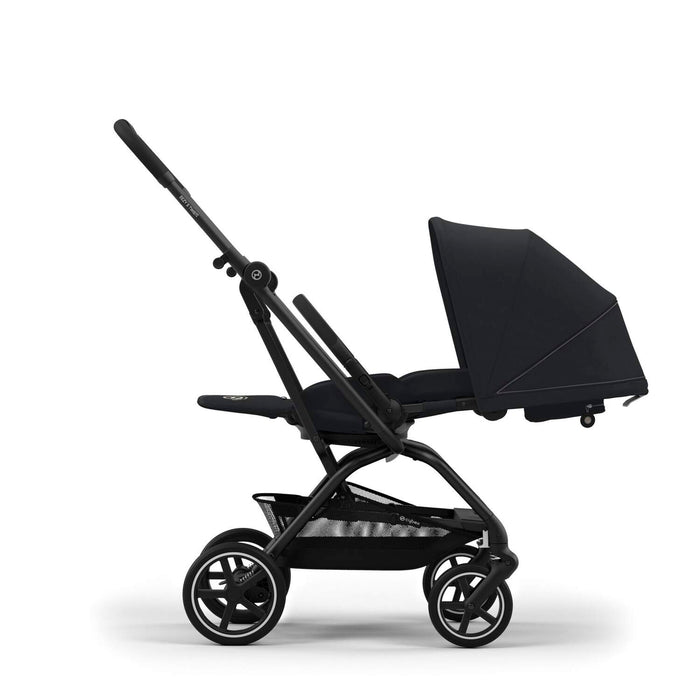 (ocak 2025 teslim) Cybex Eezy S Twist+2 (fog grey) <br> (kabin boy 360 derece dönen bebek arabası)