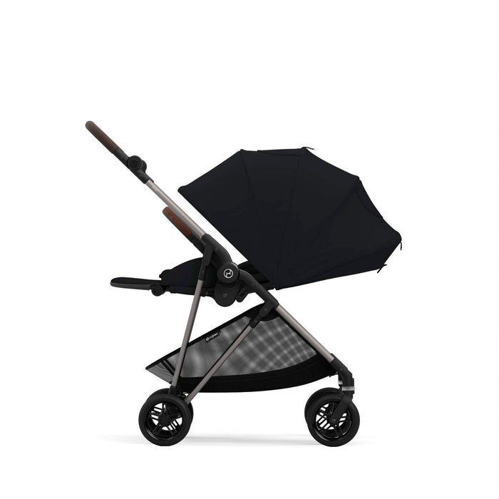 Cybex Melio (magic black) <br> (ultra hafif bebek arabası)