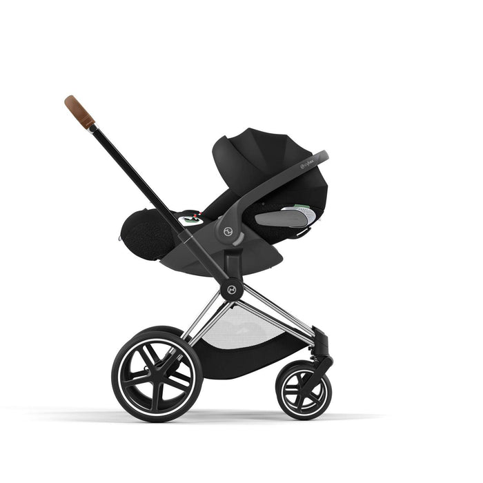 Cybex Priam (chrome brown-özel seri Simply Flowers beige) <br> (ikonik lüks bebek arabası)