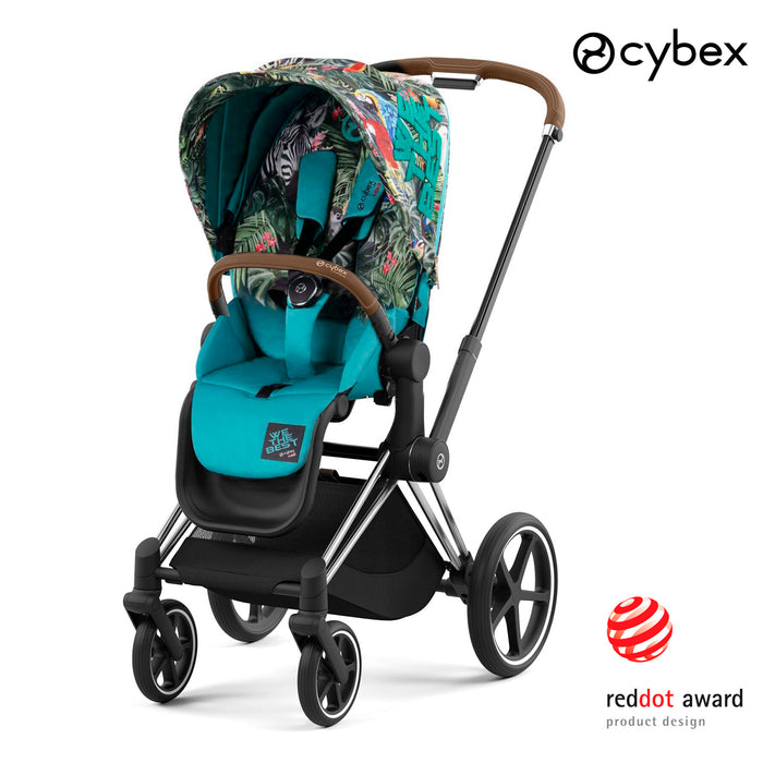 Cybex Priam (chrome brown-özel seri We the Best) <br> (ikonik lüks bebek arabası)