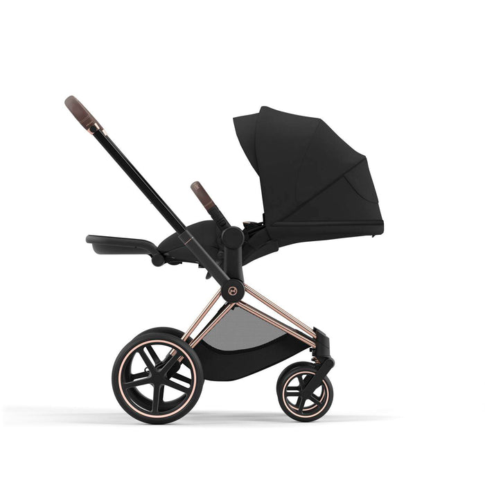 Cybex Priam (rosegold-özel seri Simply Flowers beige) <br> (ikonik lüks bebek arabası)