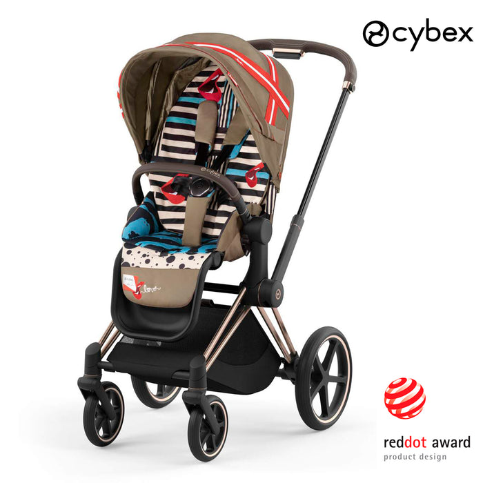 Cybex Priam (rosegold-özel seri One Love) <br> (ikonik lüks bebek arabası)