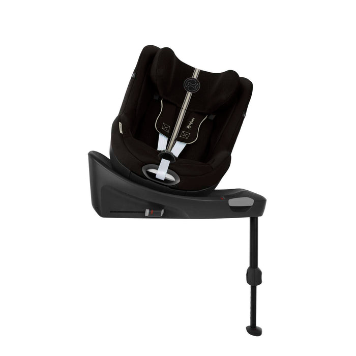 Cybex Sirona Gi isize Plus (terletmeyen özel kumaş)(moon black) </br> (360 derece dönen isofix bebek oto koltuğu 61-105 cm yaklaşık  3 aydan 4 yaşa)